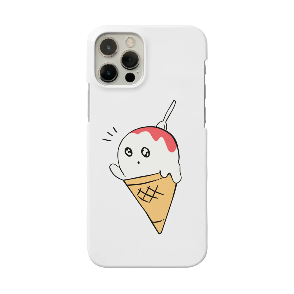 あいすオバケちゃん屋のあいすオバケちゃん「ベリーソース」 Smartphone Case