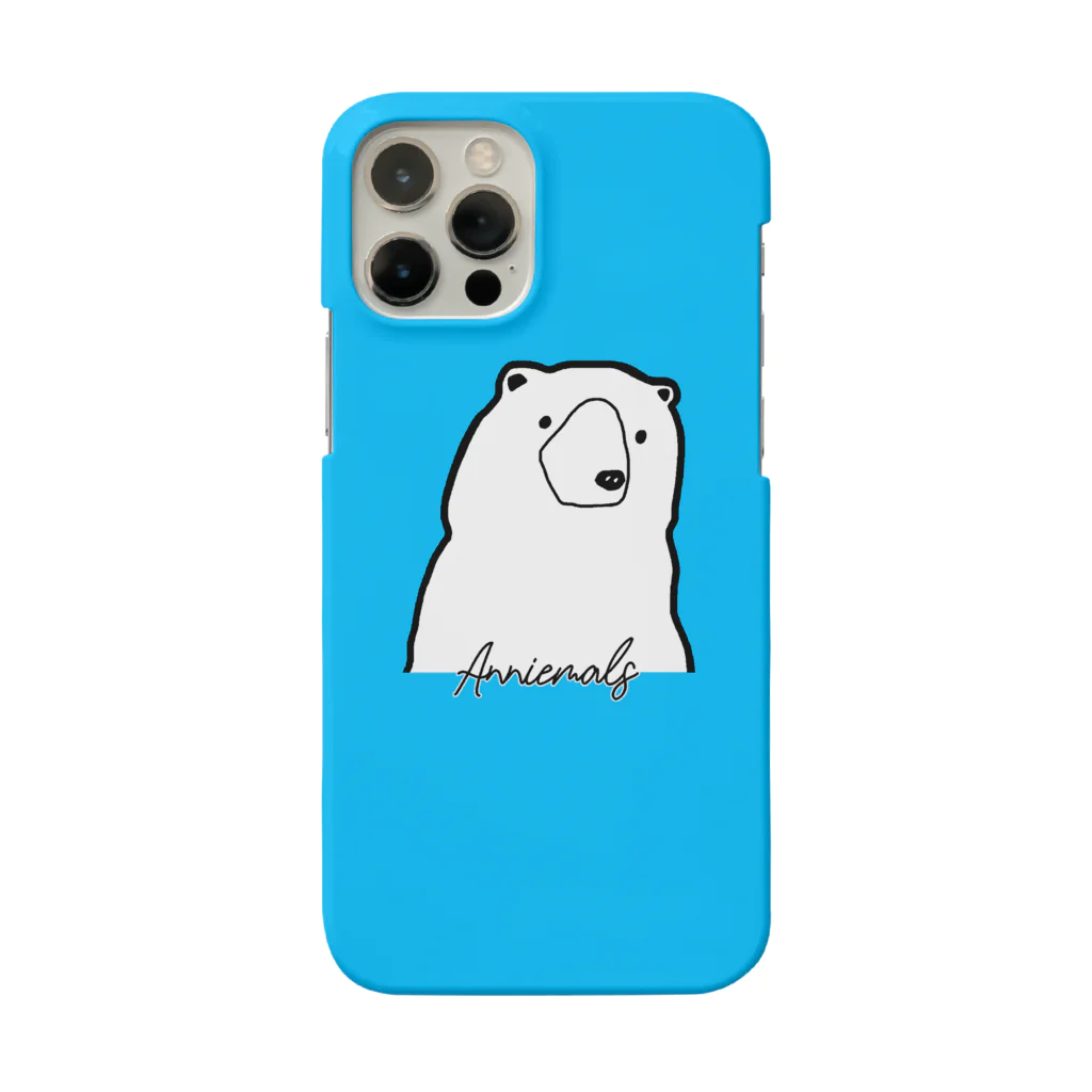 Anniemalsの00bfff　【しろくま】 Smartphone Case