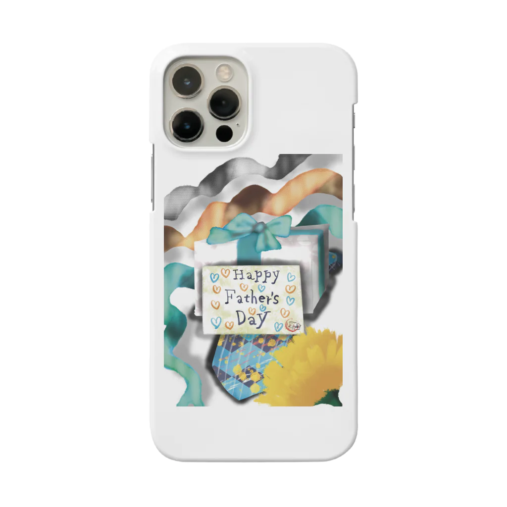 AkironBoy's_ShopのTITINOHI＝Father’sDay 「父の日に、👔や🎁はいかがですか？」 Smartphone Case