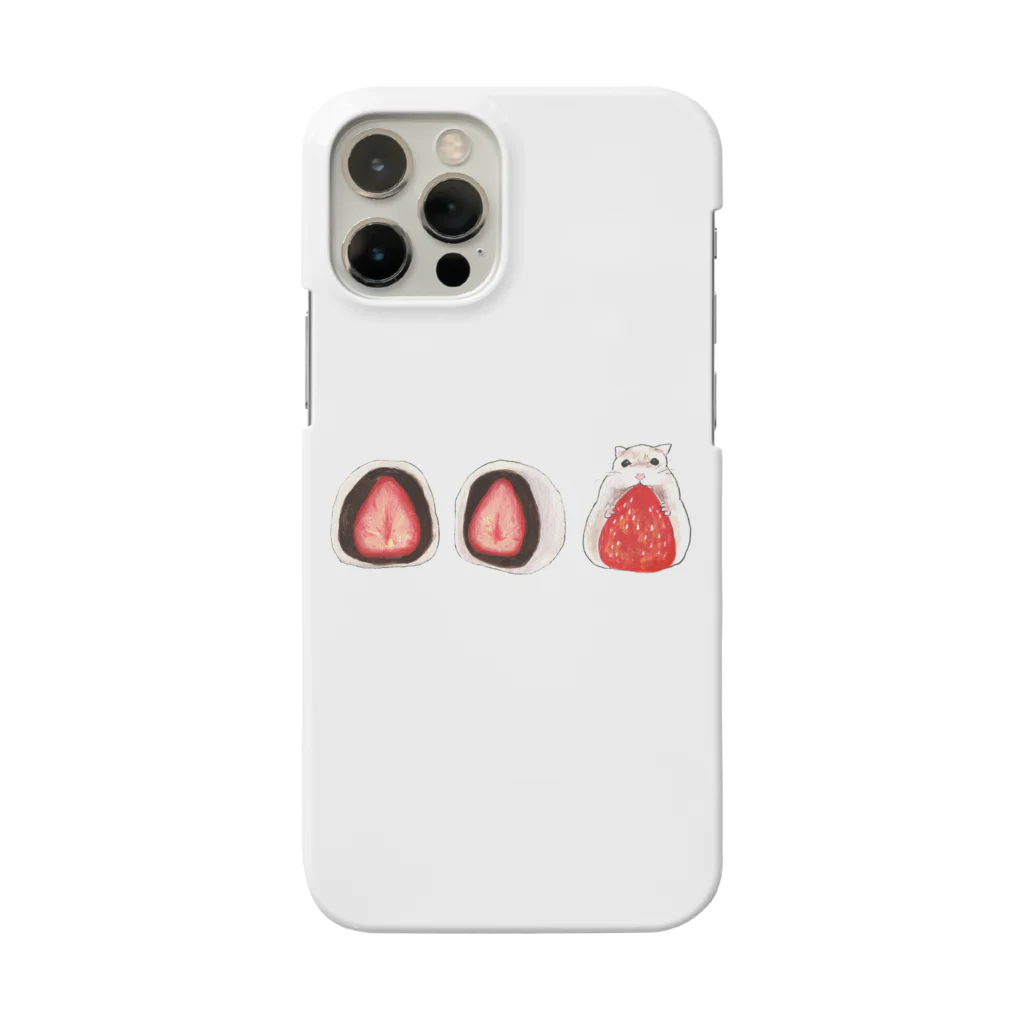 Ralriruのハムスターといちご大福（いきもの×たべものシリーズ） Smartphone Case