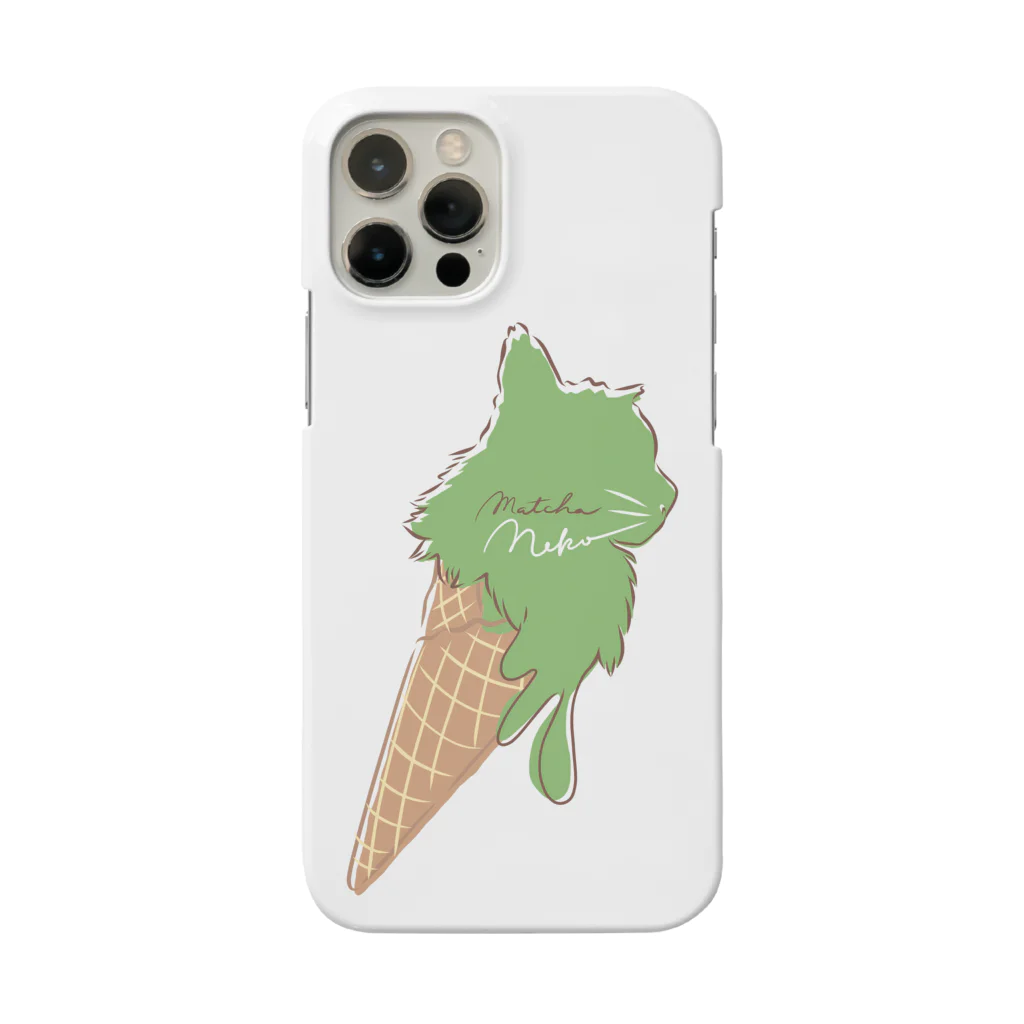 BeArtSuzumaruの抹茶アイスNeko  Smartphone Case