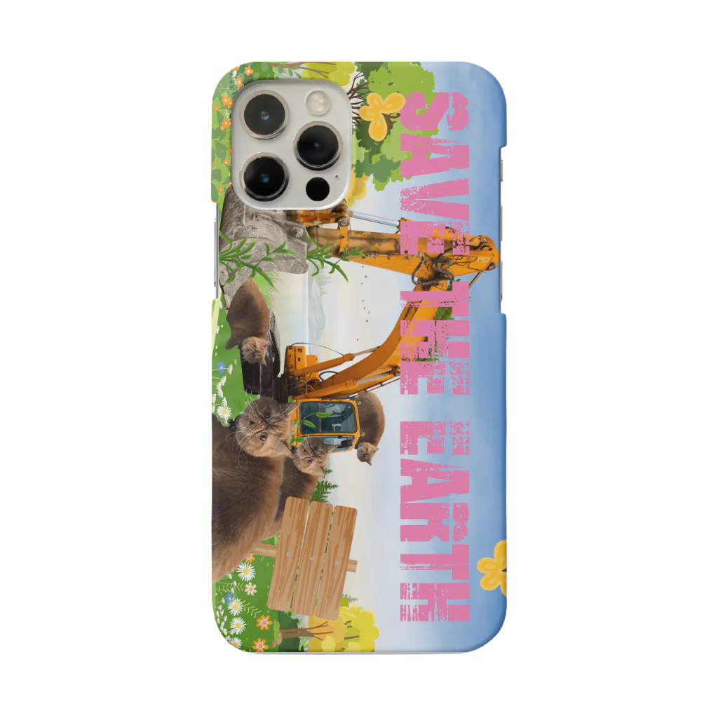 PamZoh_DESIGNのSAVE THE EARTH_PALM Smartphone Case