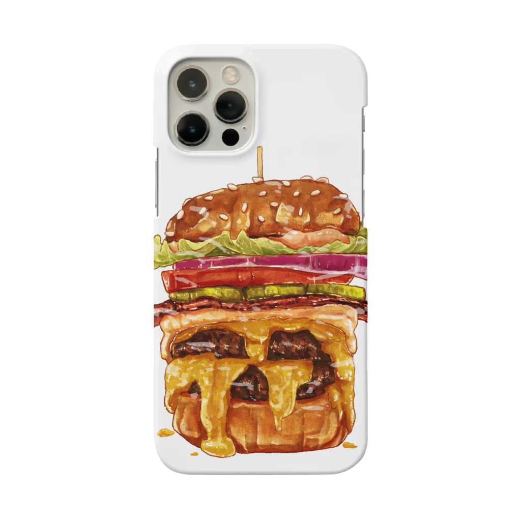 兼子良の飯テロハンバーガー Smartphone Case