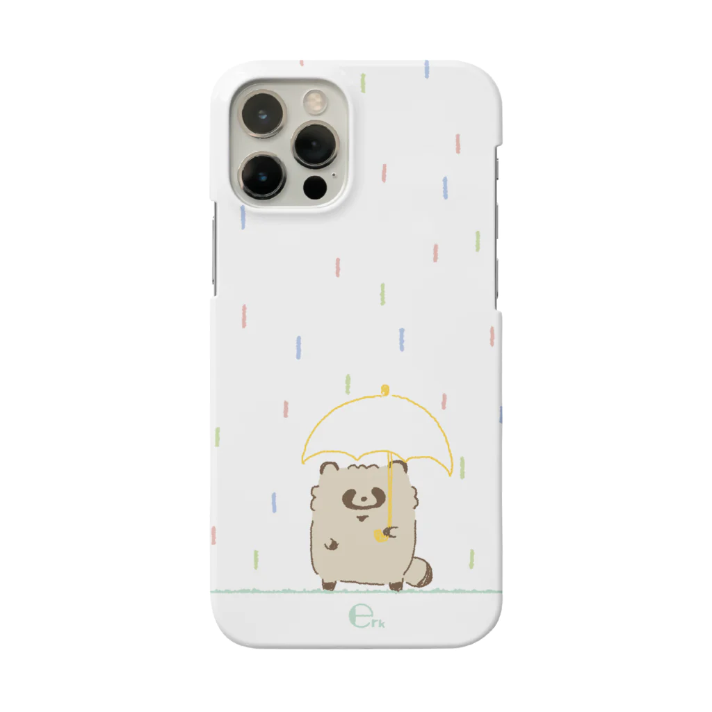 ジーナショップ(たぬき多め)の雨の日のたぬき Smartphone Case