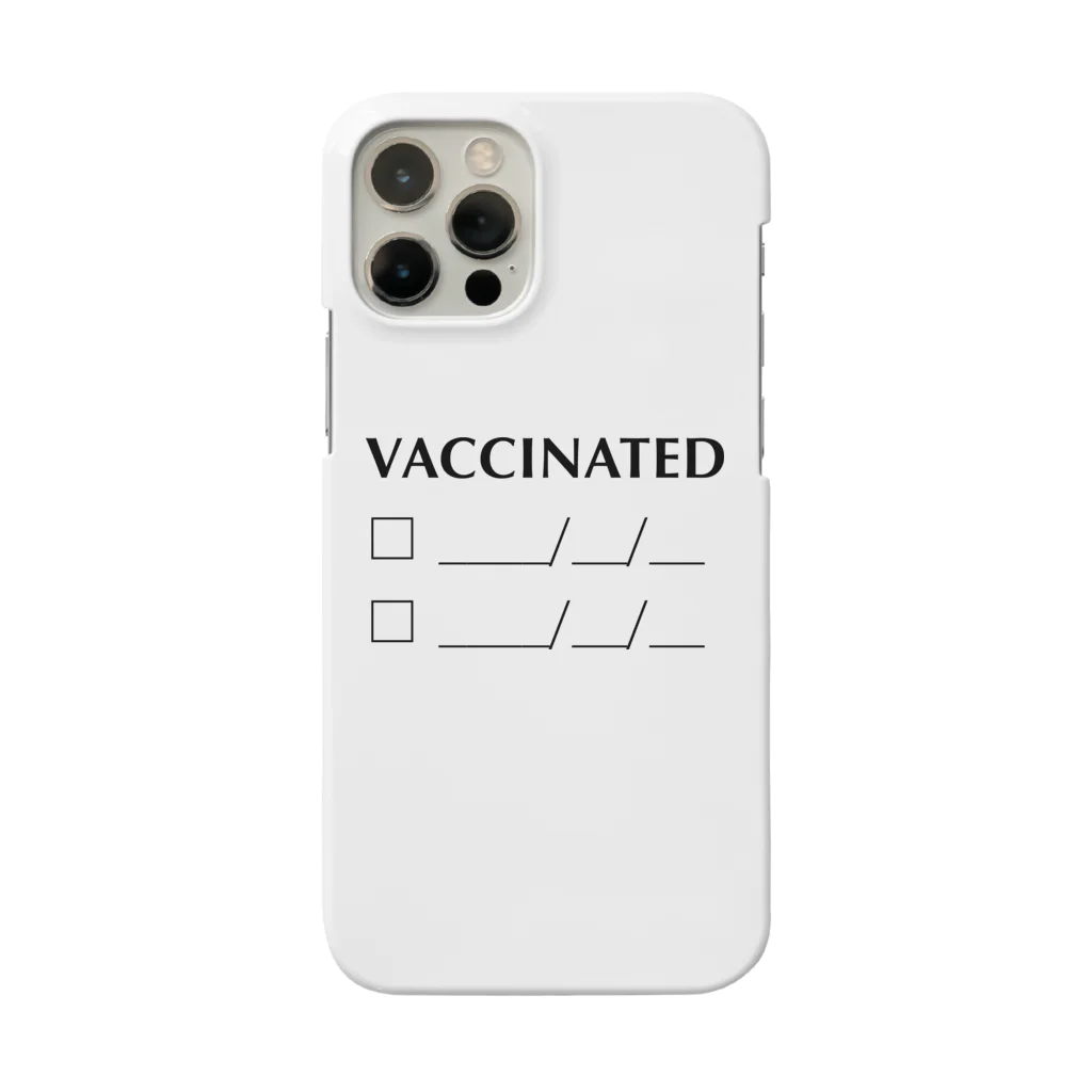 Vaccinated2021のワクチン接種確認 Vaccinated check スマホケース