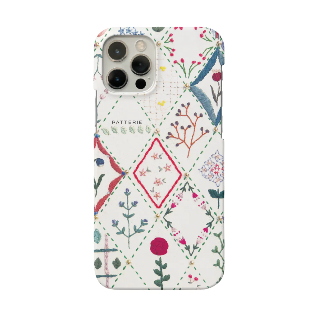 🪡patterie pattern shop🪡のiPhoneケース - 祈りの庭 Smartphone Case