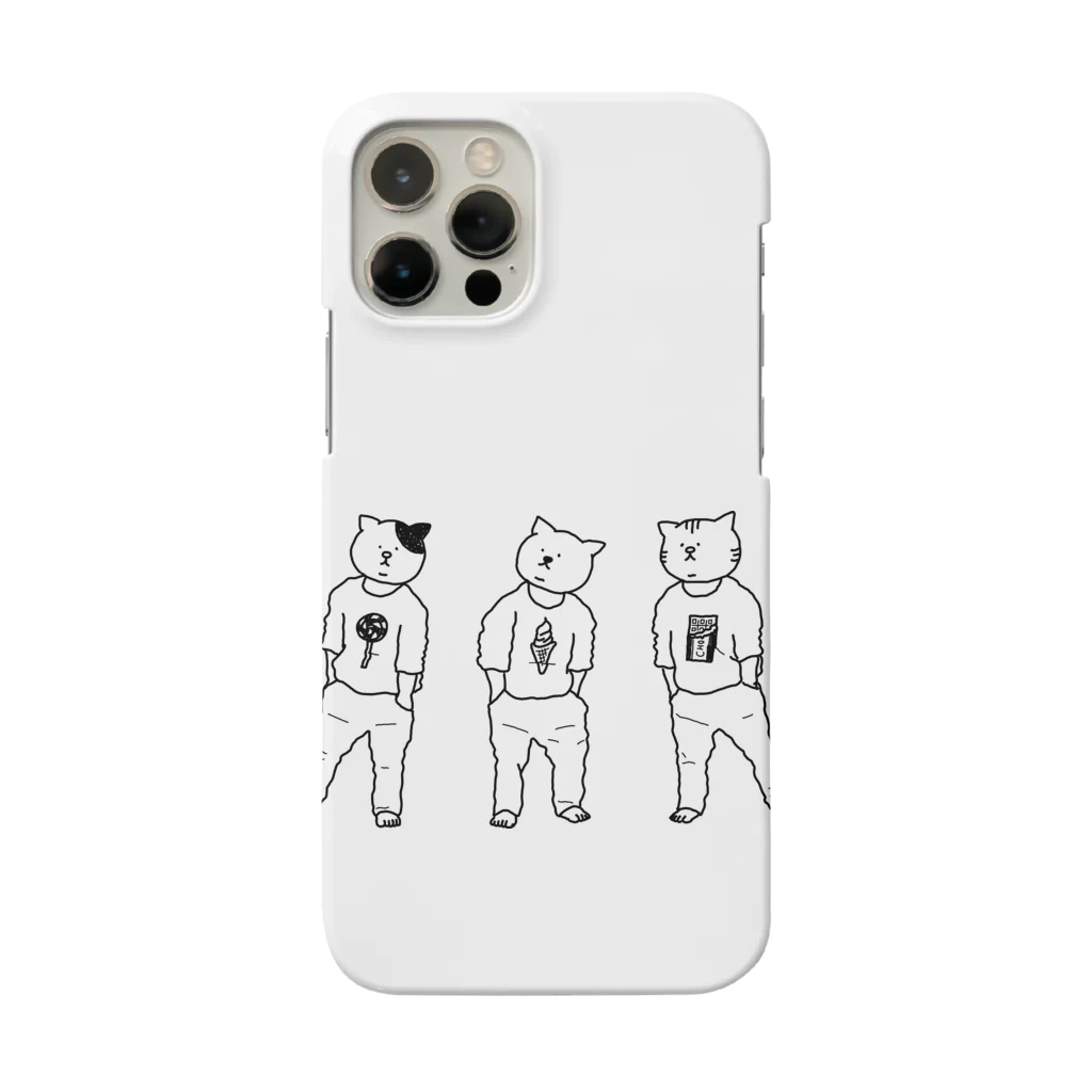 YUICHI design shopの不良ねこ スマホケース