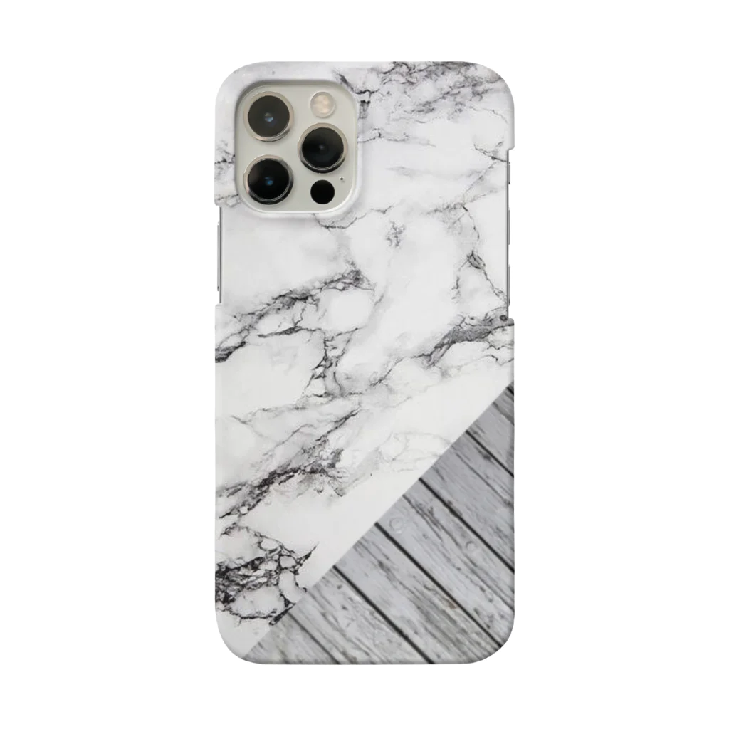 Ag InorganicのInorganic_marble×wood Smartphone Case