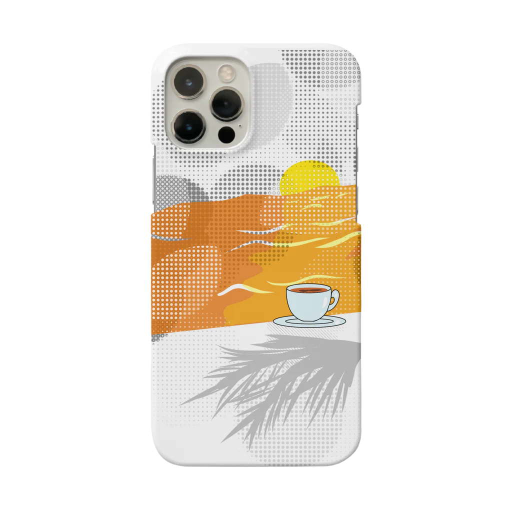 らくがき堂の海辺のコーヒー Smartphone Case