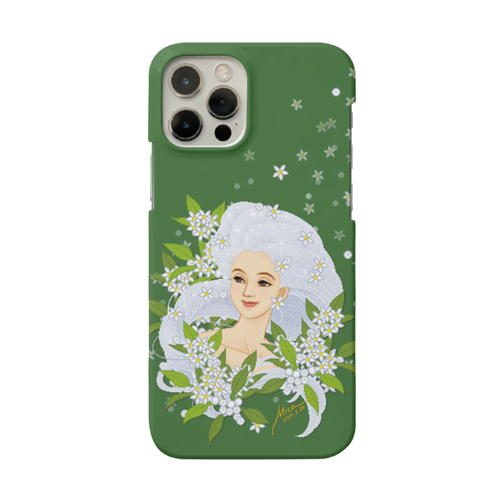 MicaPix/SUZURI店のネロリを纏う女神 Smartphone Case