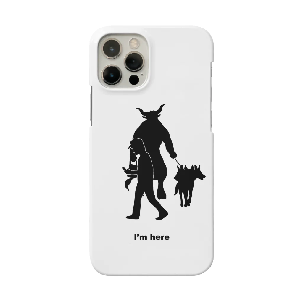 HANDS OF SLOTHのUMA I'm here (ミノタウロス＆ケルベロス) Smartphone Case