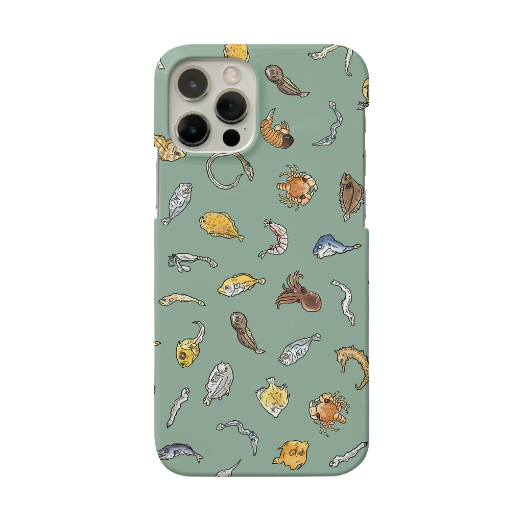 mincruのチリモン図鑑_green Smartphone Case