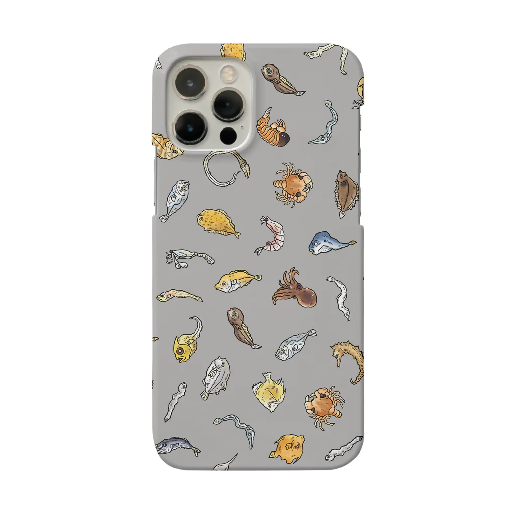 mincruのチリモン図鑑_gray Smartphone Case