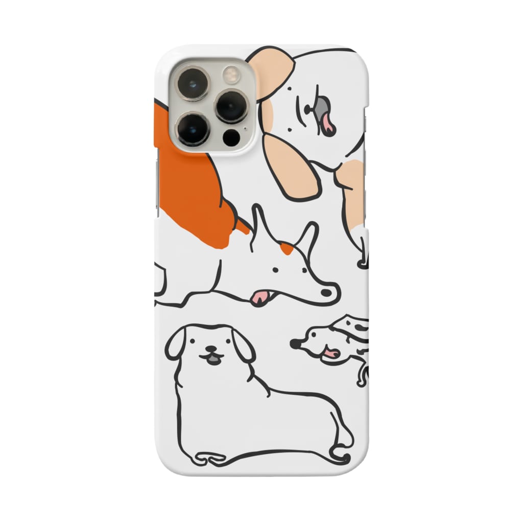 ゆるいイラストのアイテム - イラストレーターハセガワのいろんな犬のゆるいイラスト Smartphone Case
