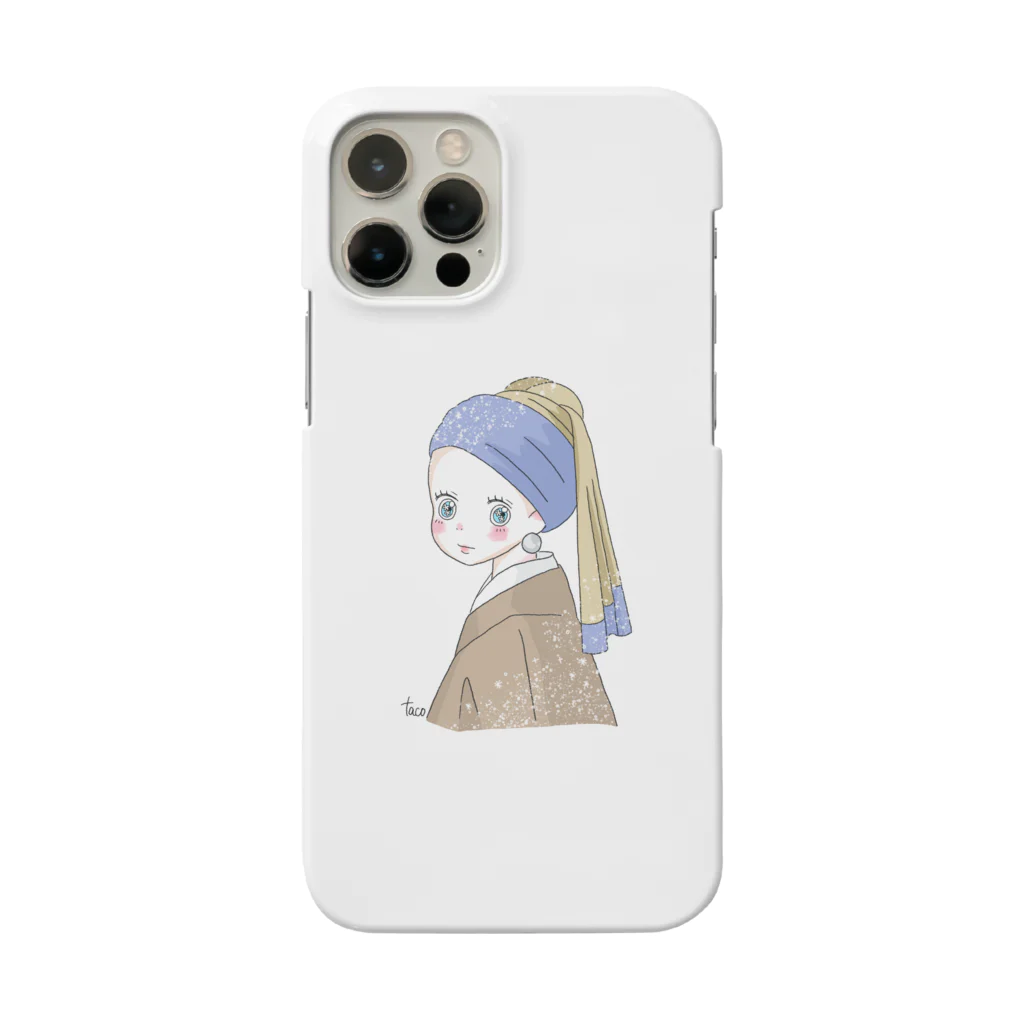 taco's SHOPの真珠の耳飾りの女の子 Smartphone Case