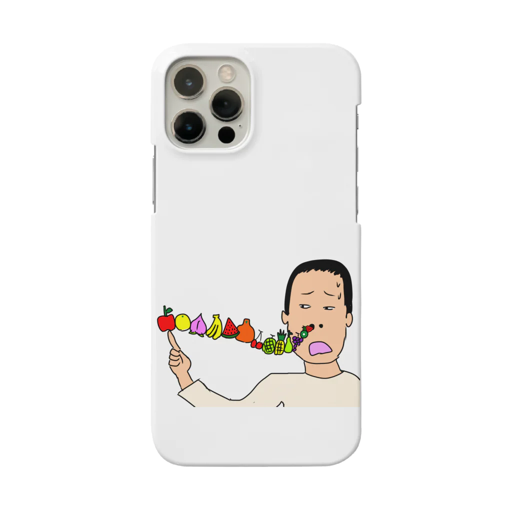 フルーツおじさんとっしーオリジナルグッズストアの鼻フルーツ Smartphone Case