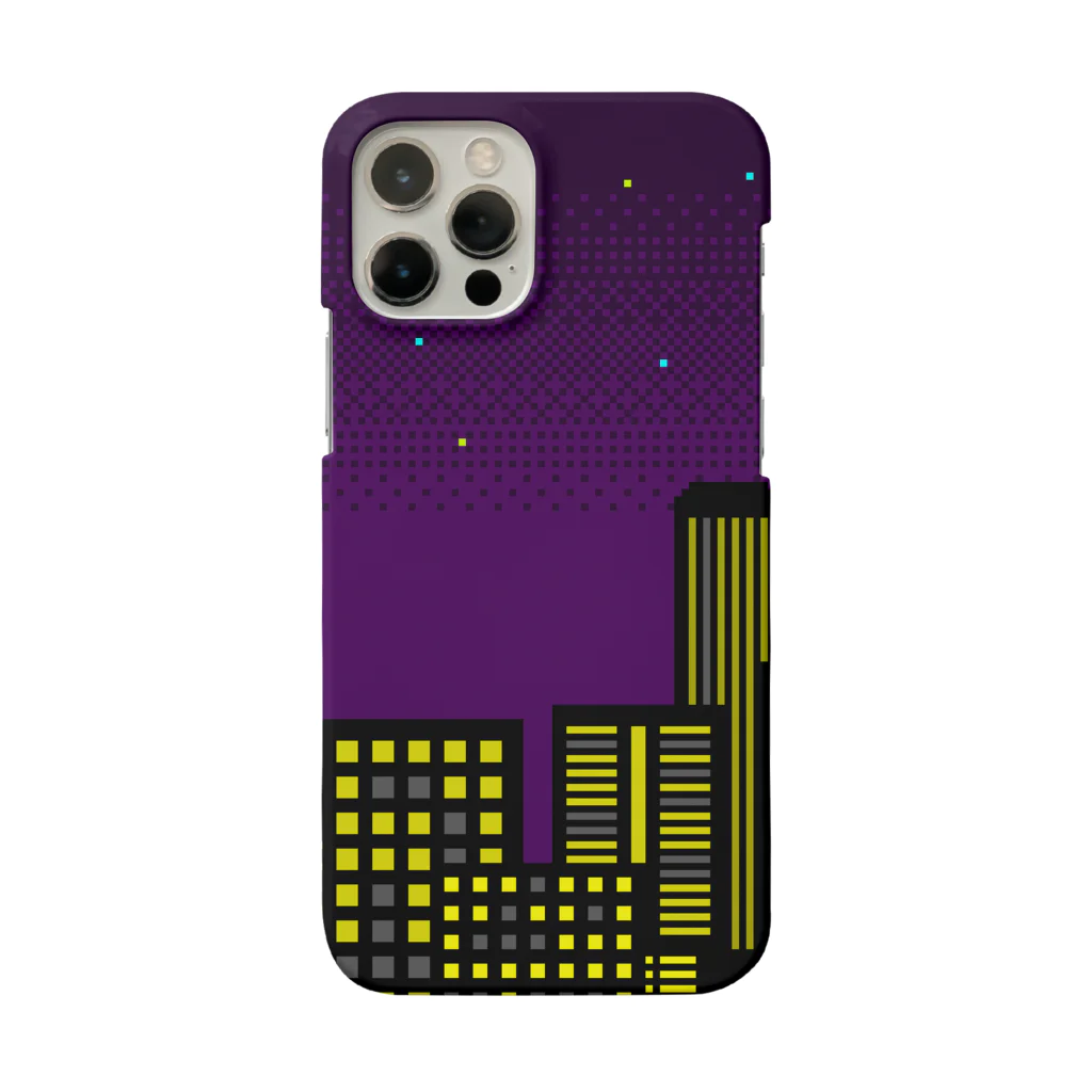 ドット絵アイテムの夜景 Smartphone Case