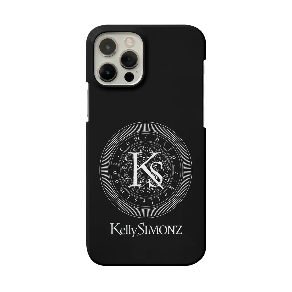 Kelly SIMONZの『KSロゴマーク』 黒スマホケース スマホケース