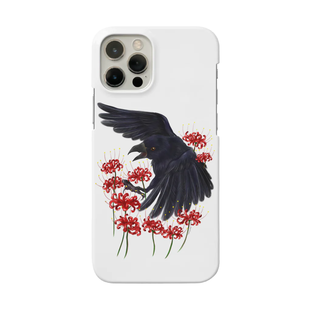 木霊の鴉と彼岸花 Smartphone Case