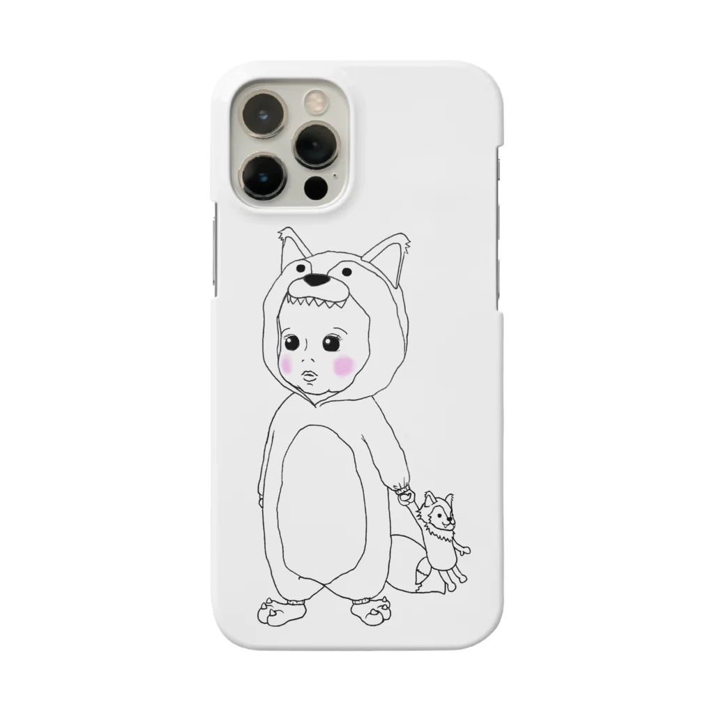 What am I?のI am a wolf! Sleepy Vr Smartphone Case