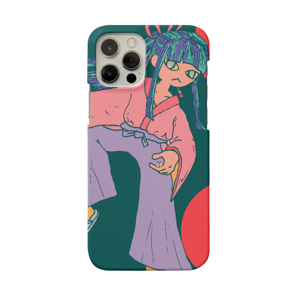 ヤサイニンニクアブラカラメマシマシにゅんぺいの戦闘巫女・ヤマト Smartphone Case