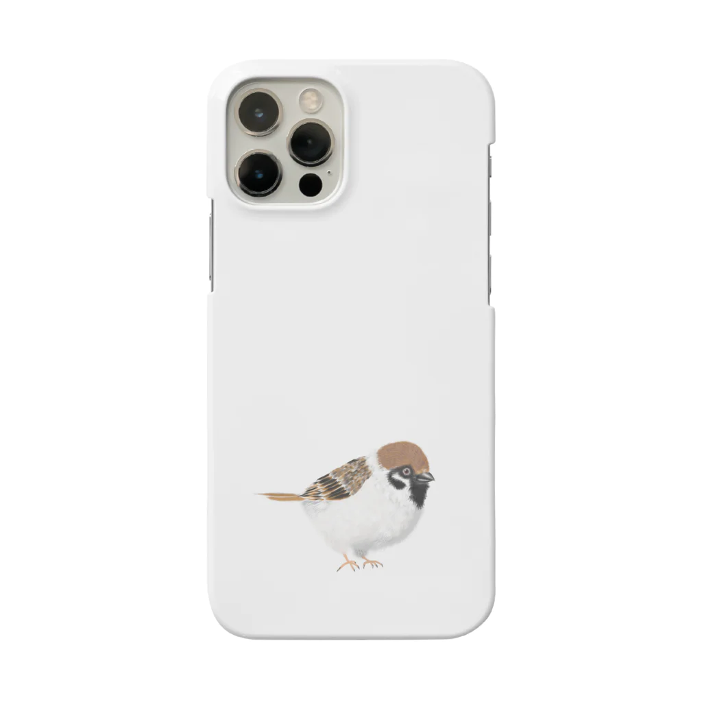 ぴよねこ(nikoneko)のふっくらすずめさん Smartphone Case