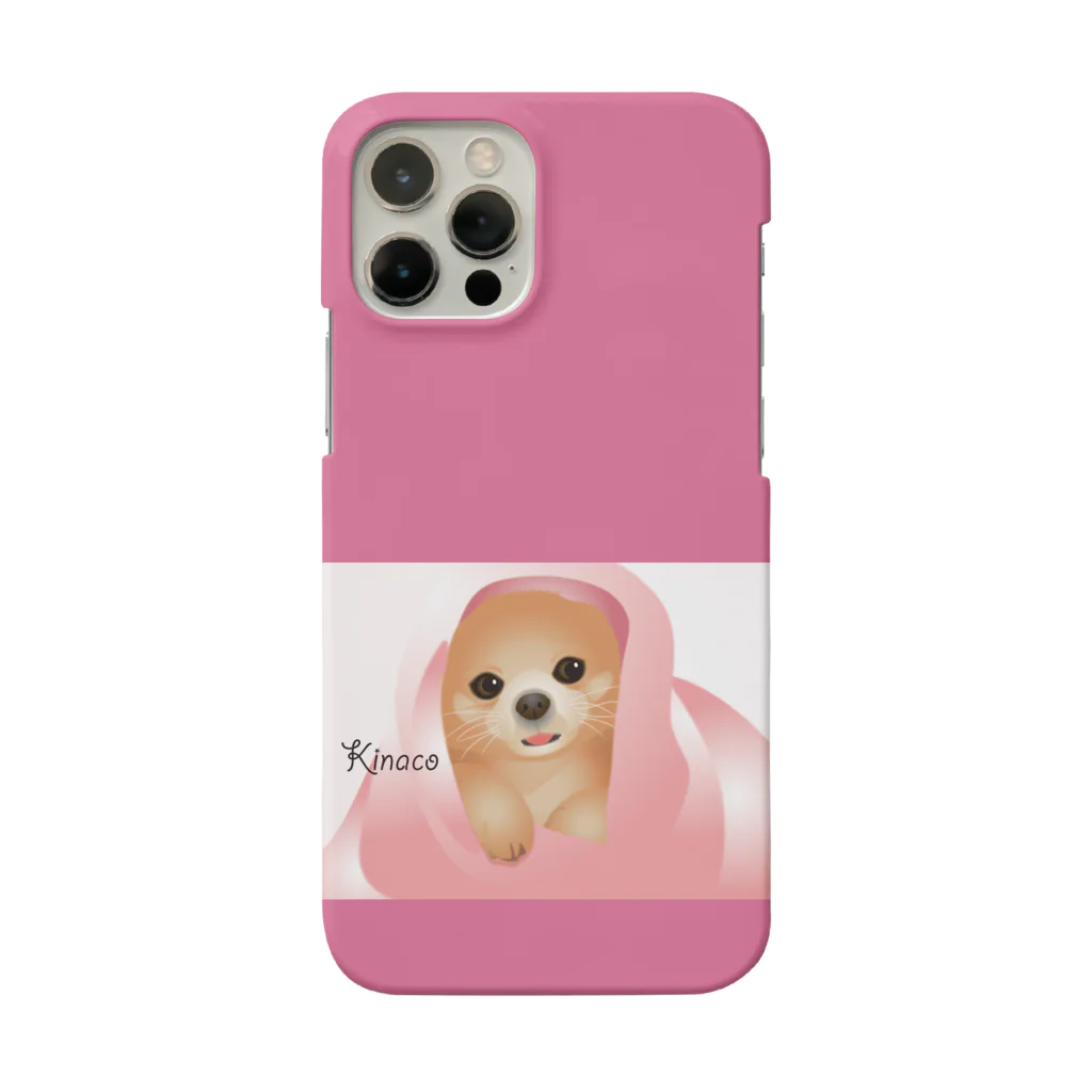 まみおデザインのスマホケース　犬（豆柴） Smartphone Case