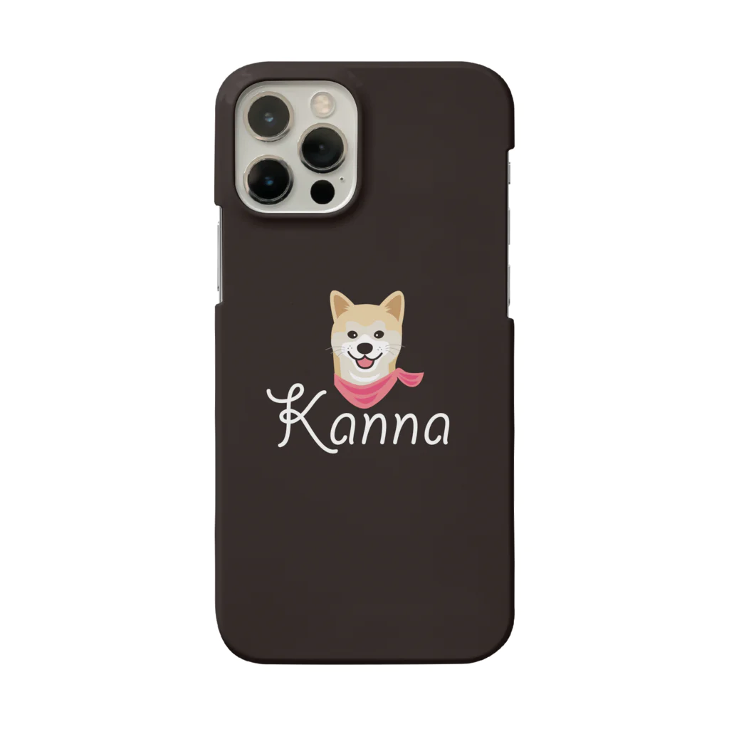 まみおデザインのスマホケース　秋田犬（Kanna） スマホケース