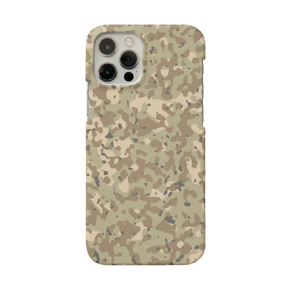 Military Casual LittleJoke のCamo DesertCamp 砂漠用迷彩 サバゲー装備 スマホケース