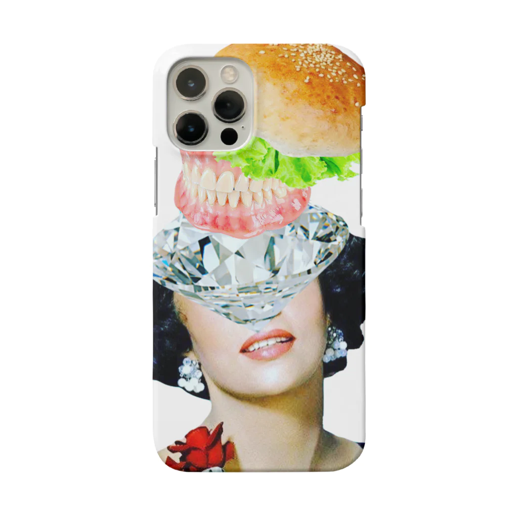 口山田うにの女優ハンバーガー Smartphone Case