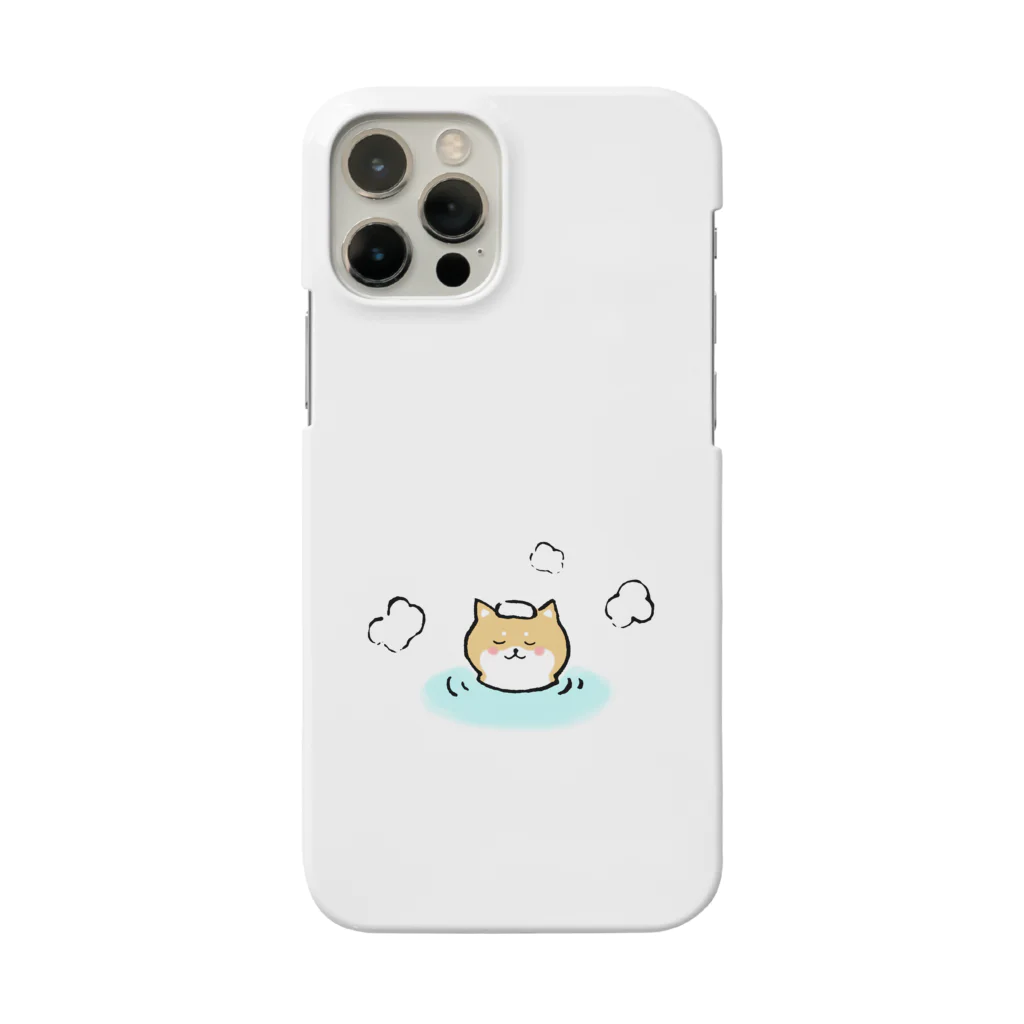 温泉グッズ@ブーさんとキリンの生活のいぬ温泉 Smartphone Case