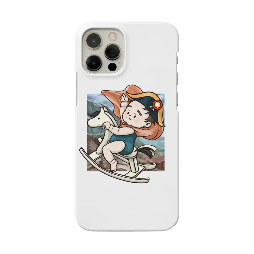 くまとむっち🦦のナポレオンな赤ちゃん（ロゴなし） Smartphone Case