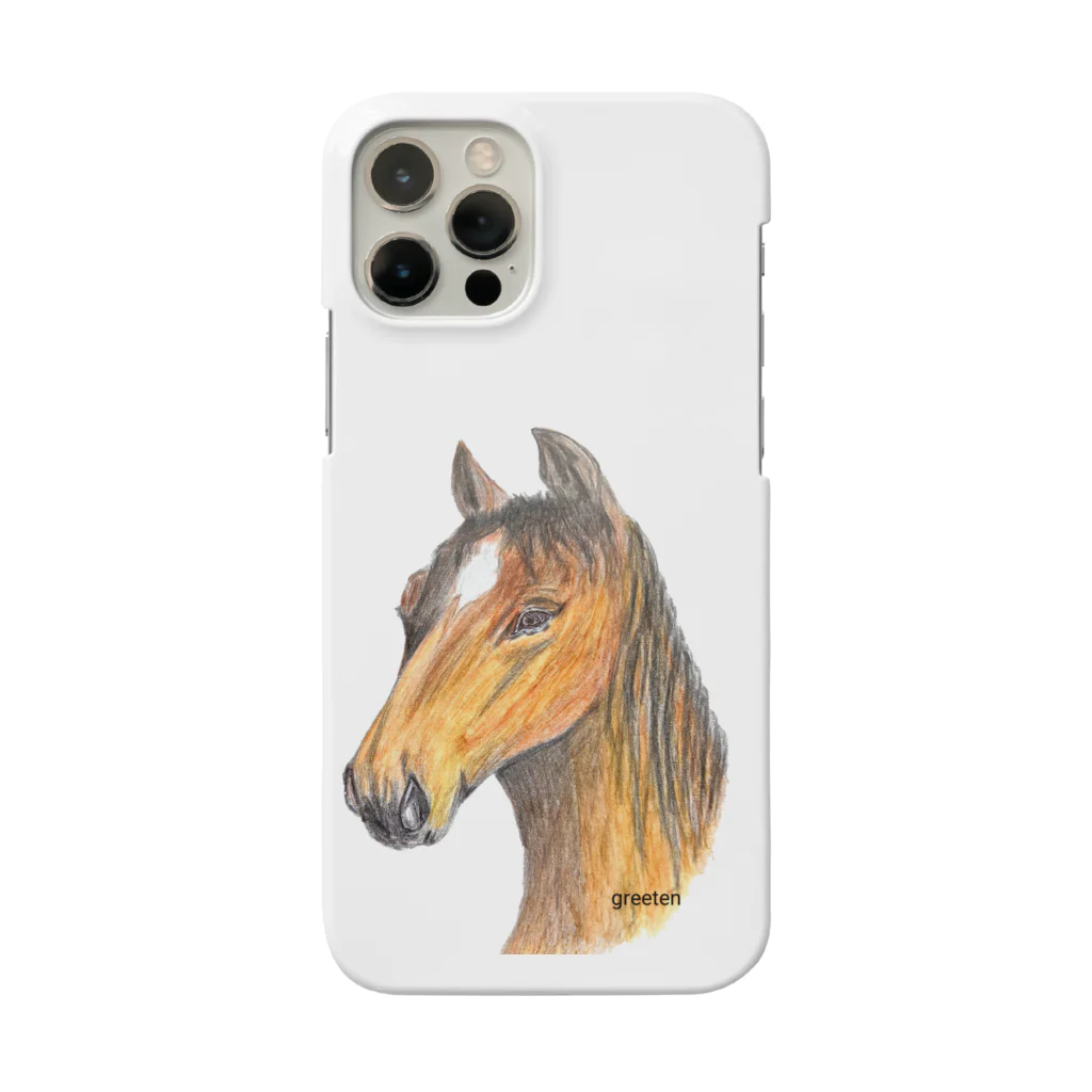 greetenの馬 アート Smartphone Case