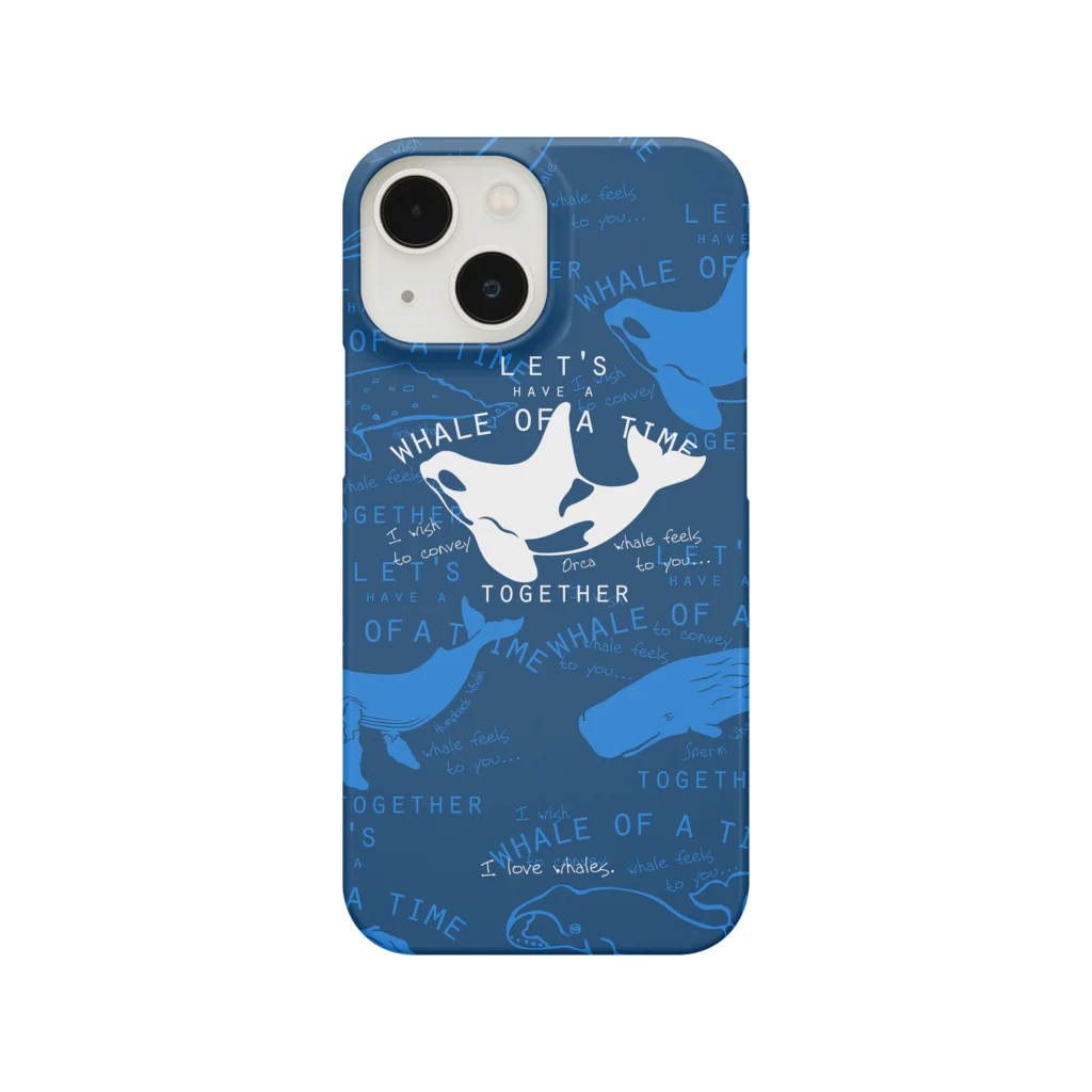 クジラの雑貨屋さん。のバレヌブルー・オルカ Smartphone Case
