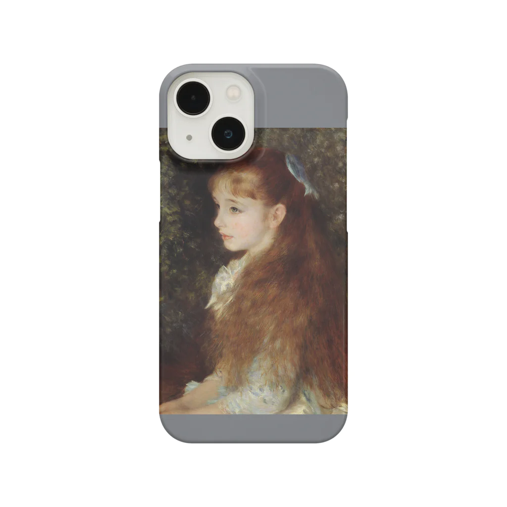 SONOTENI-ARTの016-003　ルノワール　『イレーヌ・カーン・ダンヴェール嬢』　スマホケース　表側面印刷　iPhone 13mini/12mini専用デザイン　SC2 iPhone Smartphone Case