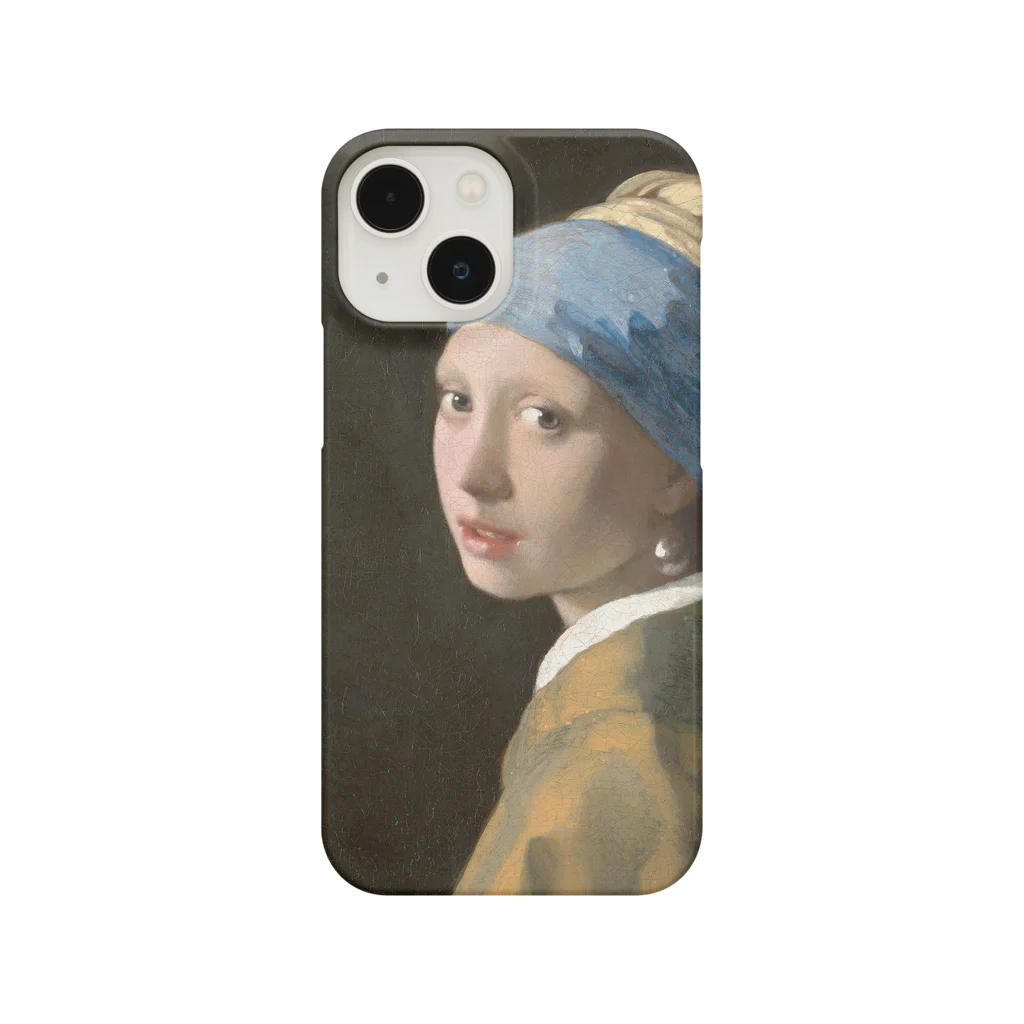 SONOTENI-ARTの008-001　フェルメール　『真珠の耳飾りの少女』　スマホケース　表側面印刷　iPhone 13mini/12mini専用デザイン　SC2 スマホケース