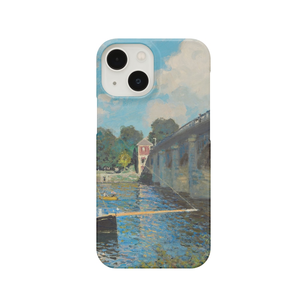 SONOTENI-ARTの004-020　クロード・モネ　『アルジャントゥイユの橋』　スマホケース　表側面印刷　iPhone 13mini/12mini専用デザイン　SC2 Smartphone Case