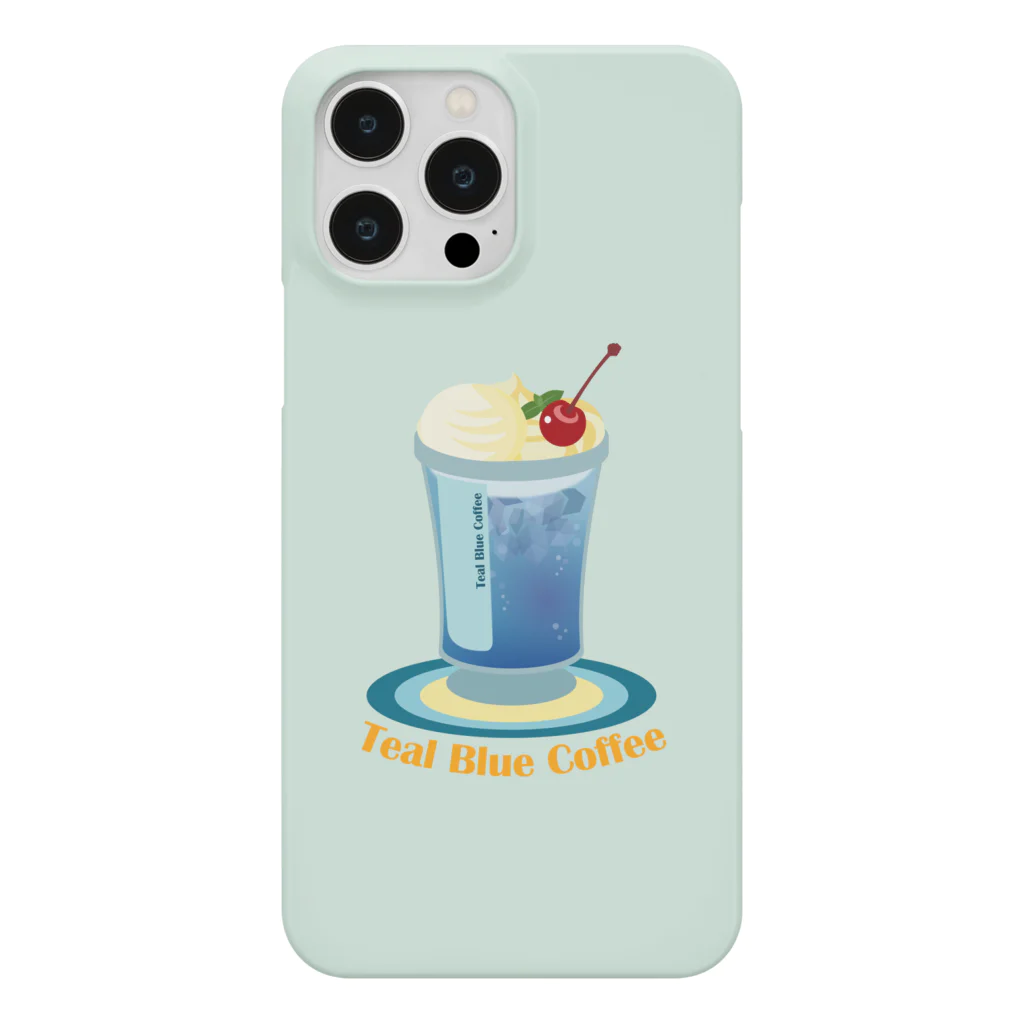 Teal Blue CoffeeのTeal Blue Hawaii Smartphone Case