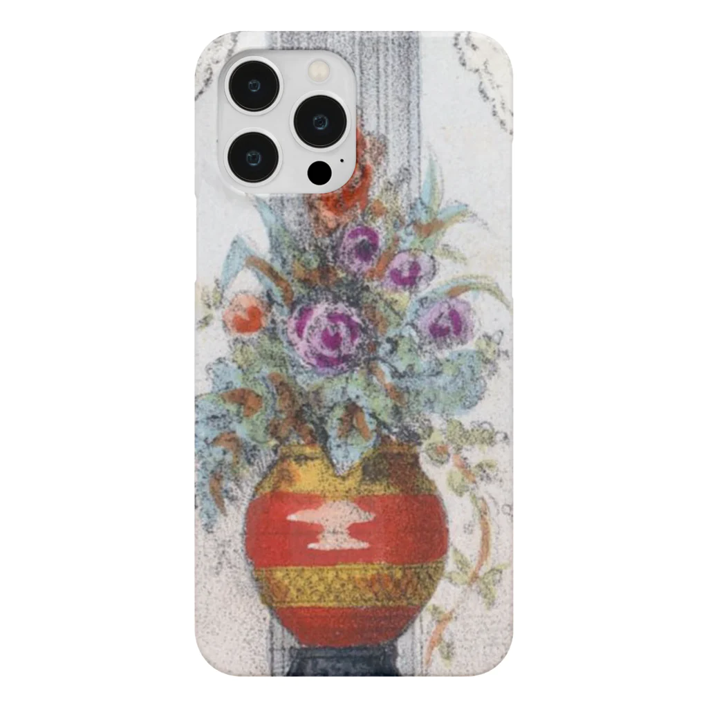 PALA's SHOP　cool、シュール、古風、和風、のflower arrangement　 Smartphone Case