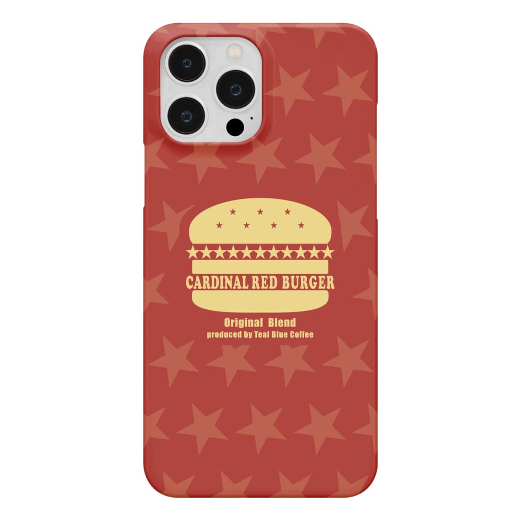 Teal Blue CoffeeのCARDINAL RED BURGER _ketchup Ver. Smartphone Case