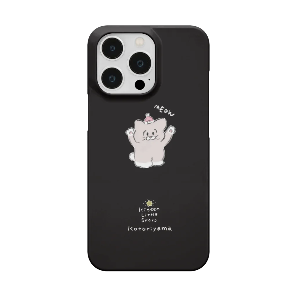 Kotoriyama Storeのクロ×BLACK スマホケース