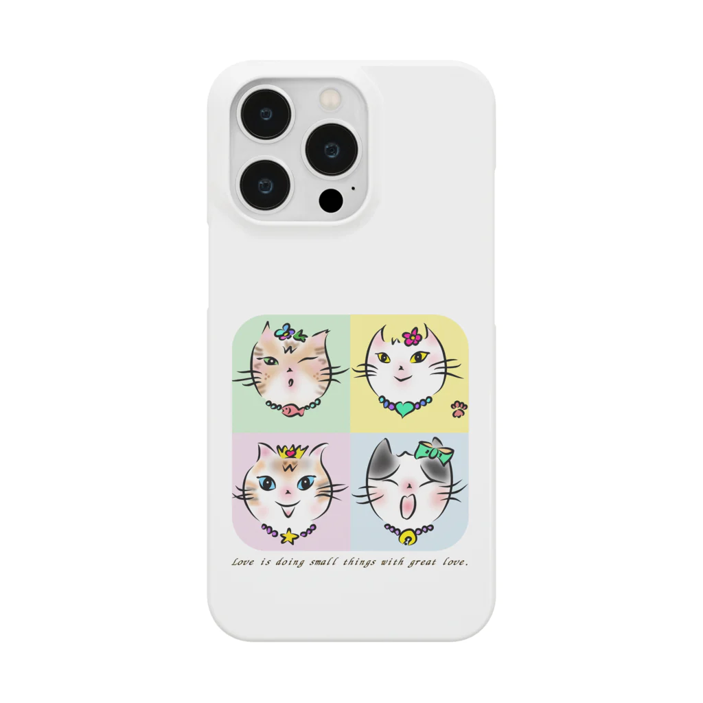 りんころRinのソーing部の保護猫　名言１小さな愛 Smartphone Case