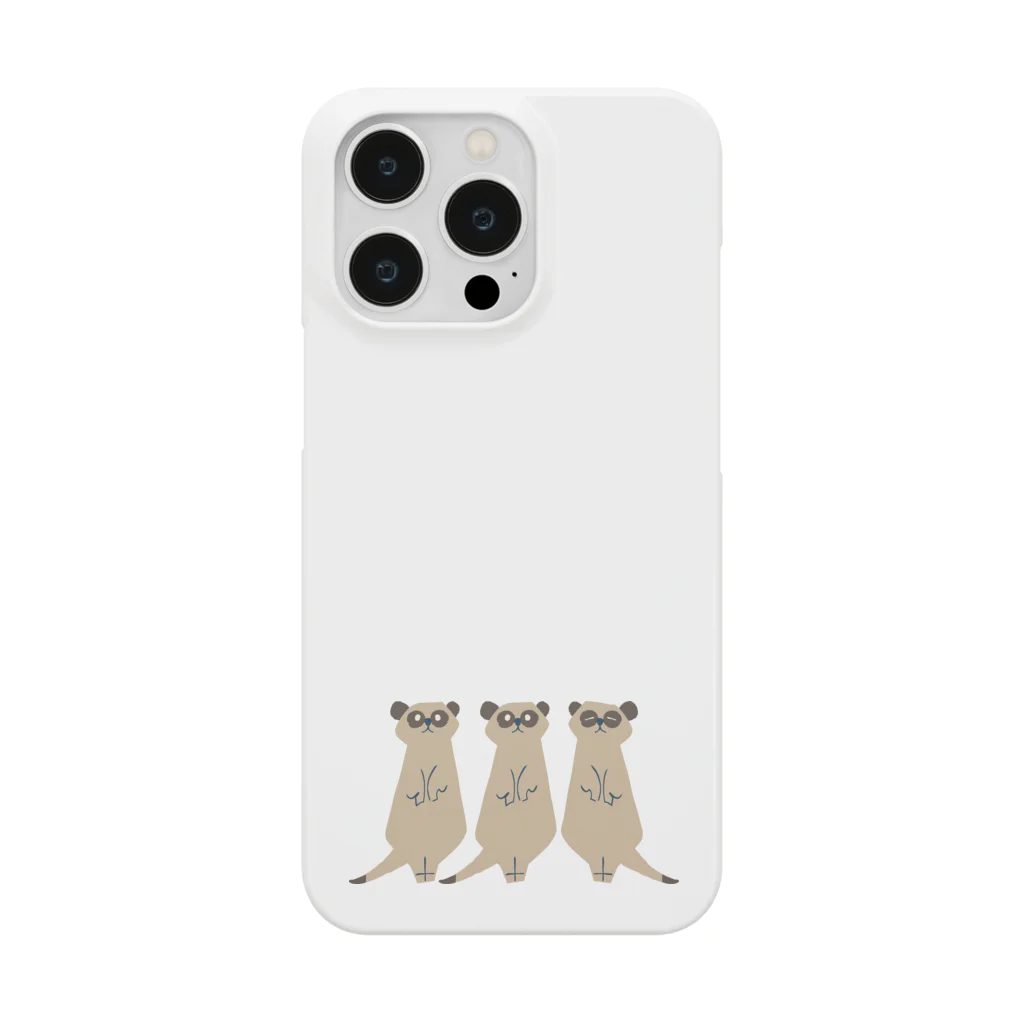 techichiのミーアキャット３連 Smartphone Case