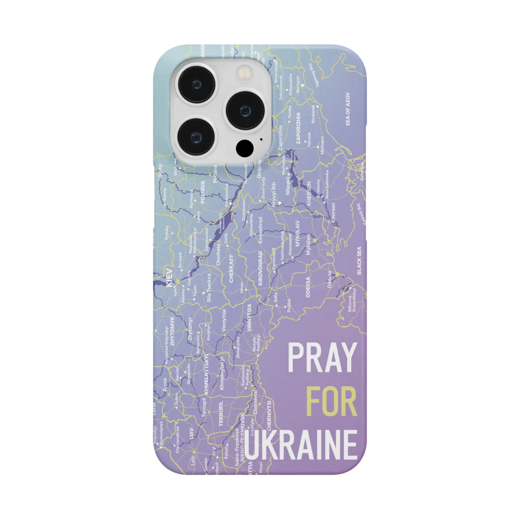 おもしろ地理 公式SHOPのUkrainearth（Emotional）typeA スマホケース