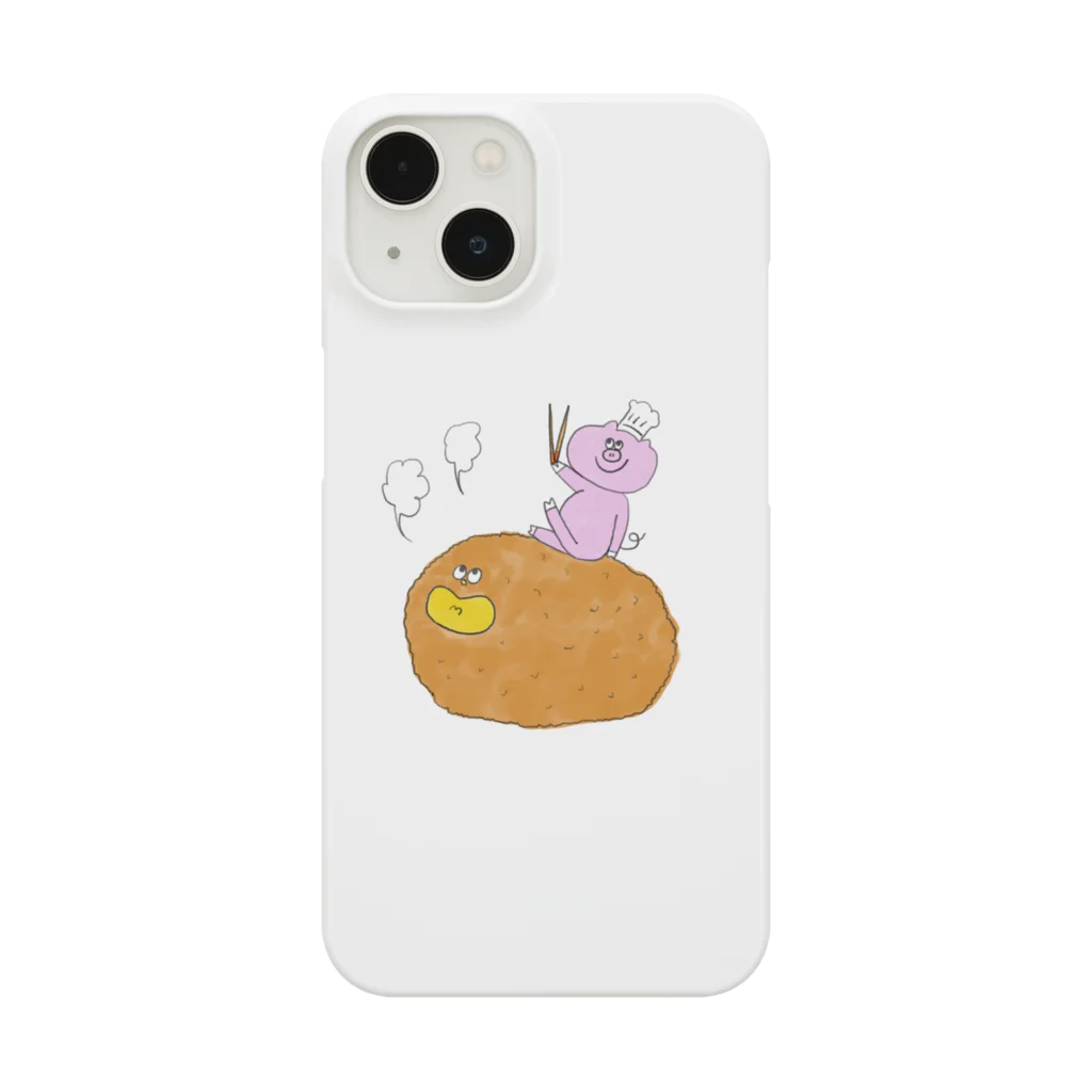 ココロ企画のコックさんとホクホクかぼちゃコロッケ Smartphone Case