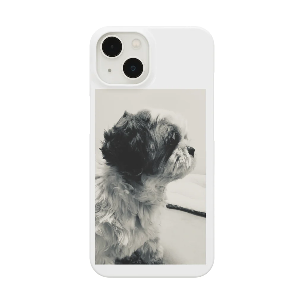 g_styleのシーズー犬の横顔 Smartphone Case