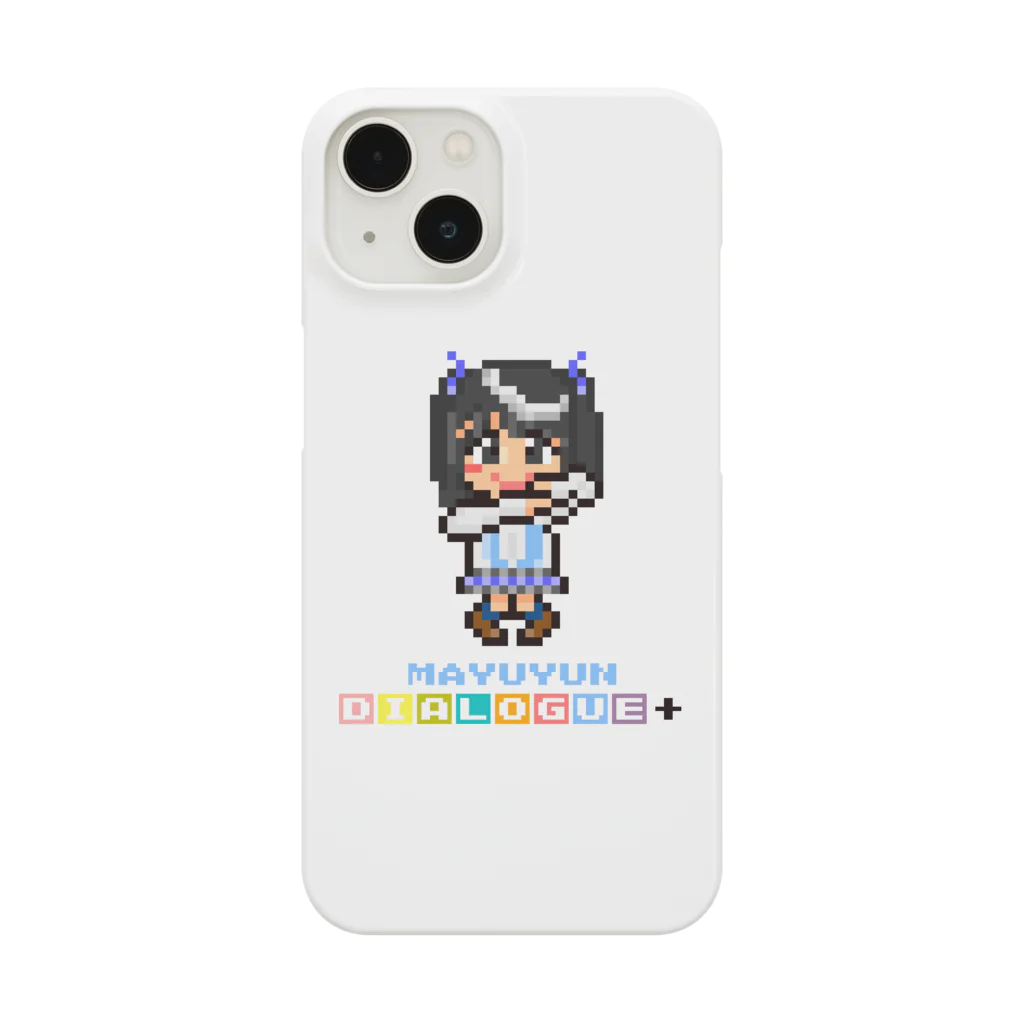 DIALOGUE＋のドットDIALOGUE＋ まゆゆん推しホワイトスマホケース Smartphone Case