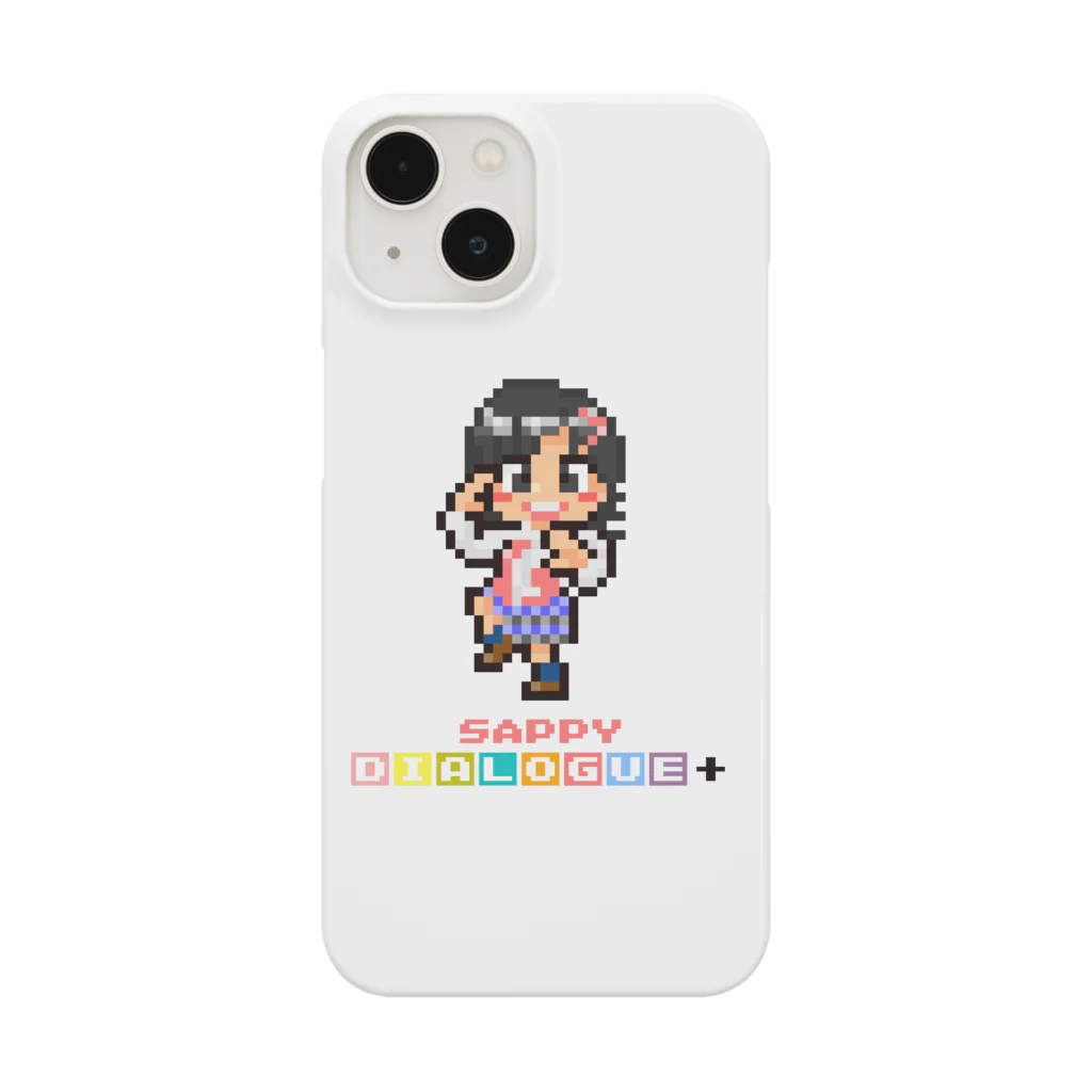 DIALOGUE＋のドットDIALOGUE＋ さっぴ推しホワイトスマホケース Smartphone Case