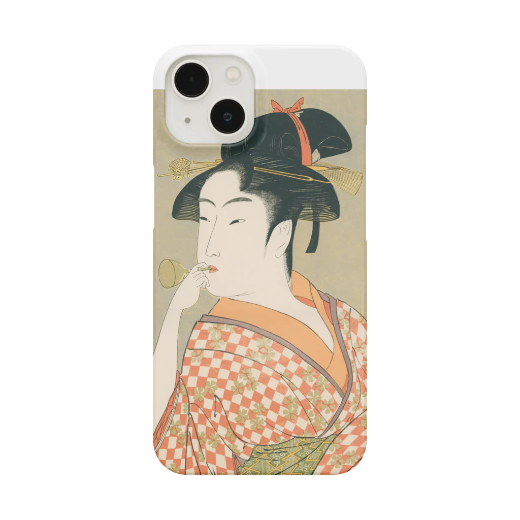 寿めでたや(ukiyoe)のUkiyoe　Utamaro Smartphone Case