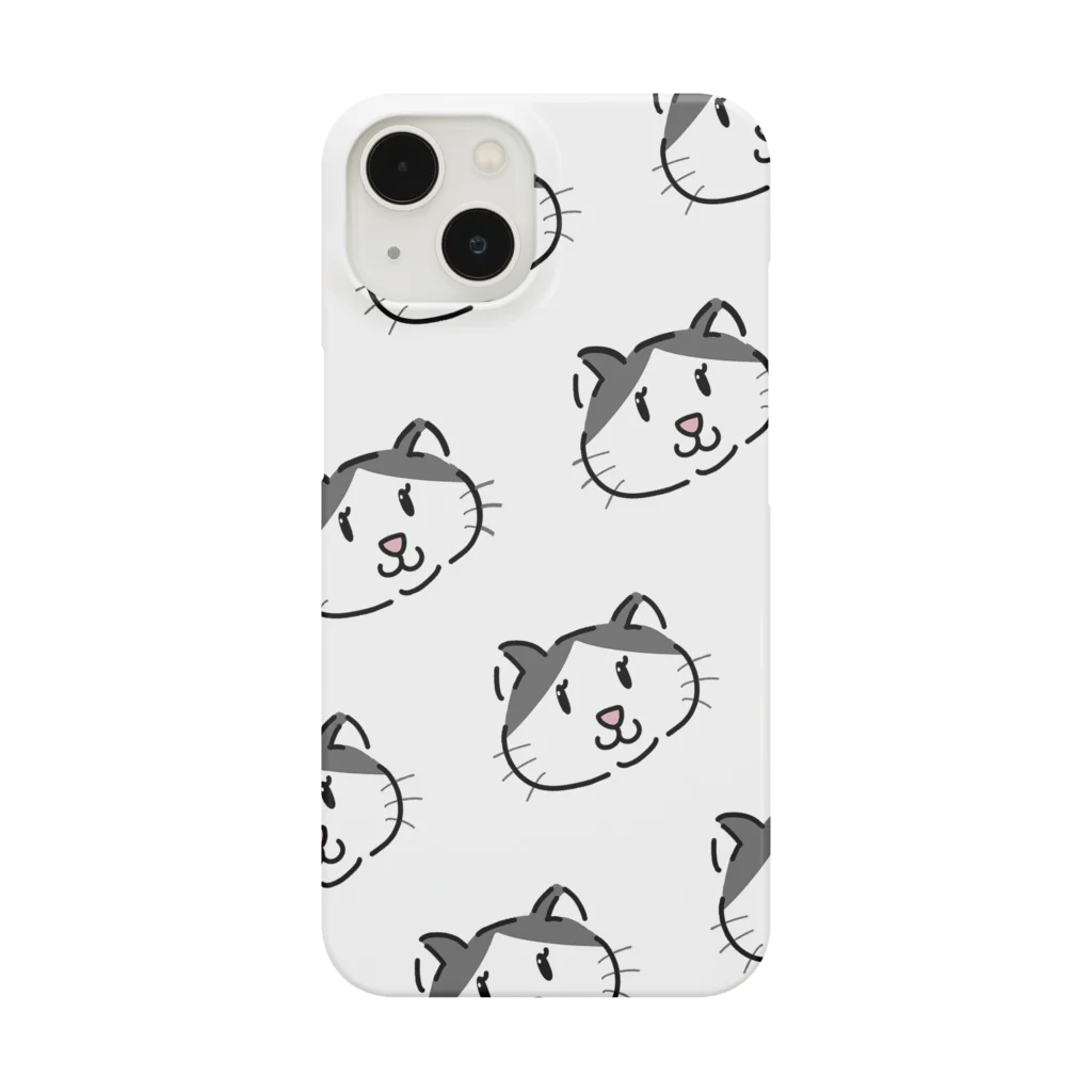 ネクストのきゅるるん猫　総柄 Smartphone Case